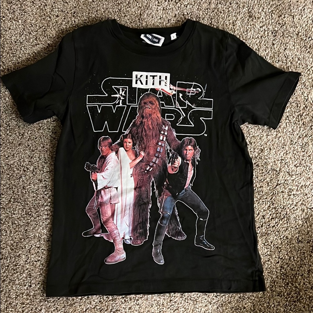 Kith Black Star Wars Graphic Short Sleeve Tee